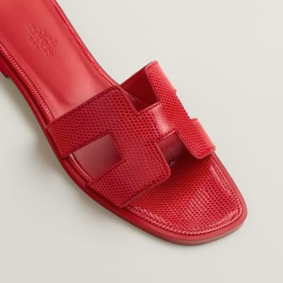 Red - Oran - Hermès women's shoes & leather footwear | Hermès USA
